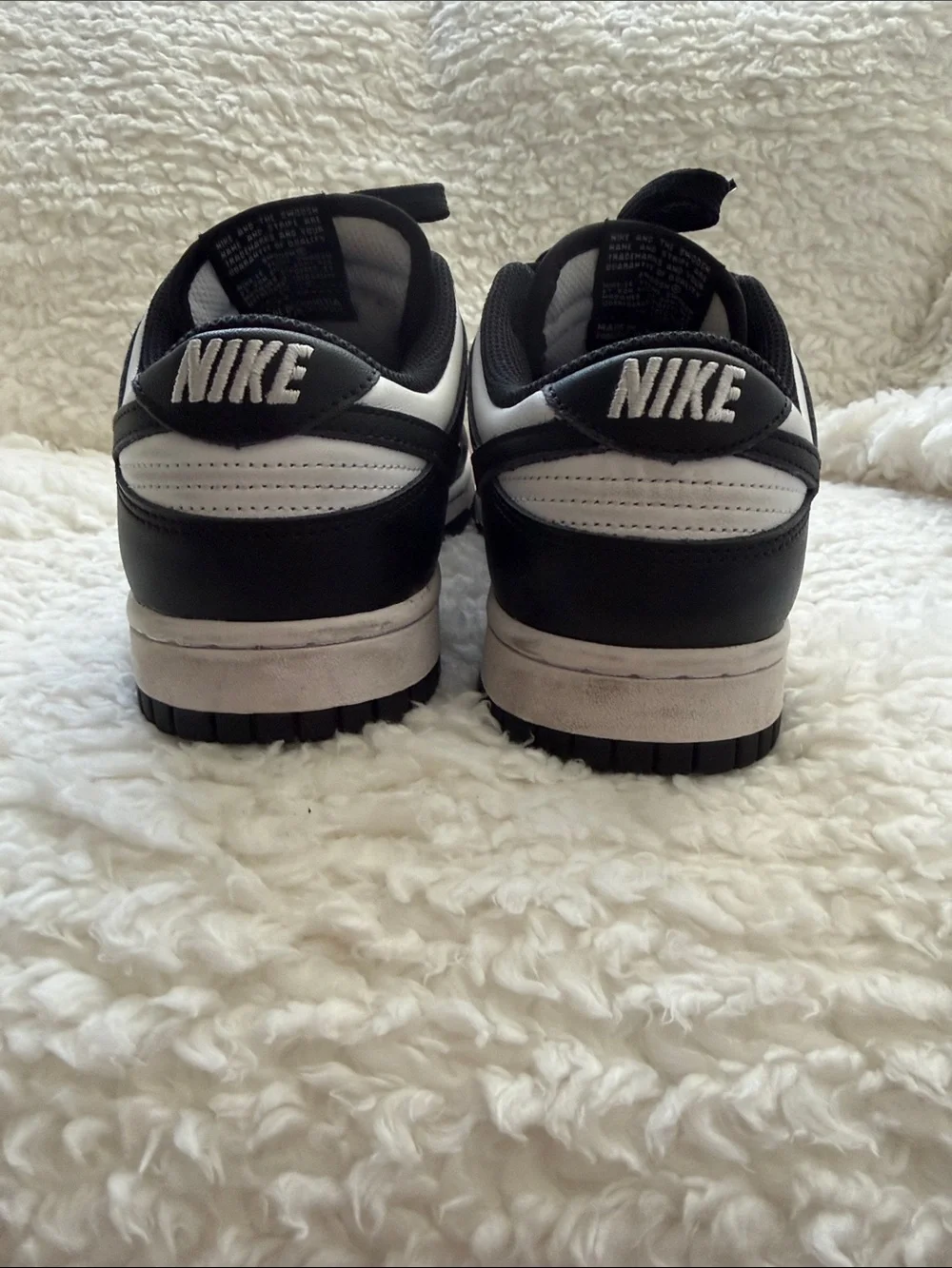 Nike Black and White Low-Top Sneakers